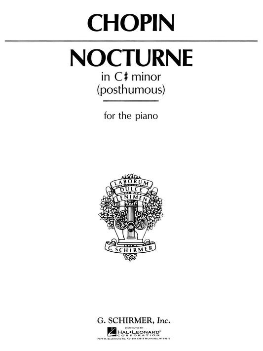 Chopin Nocturne c, min posthumous GS