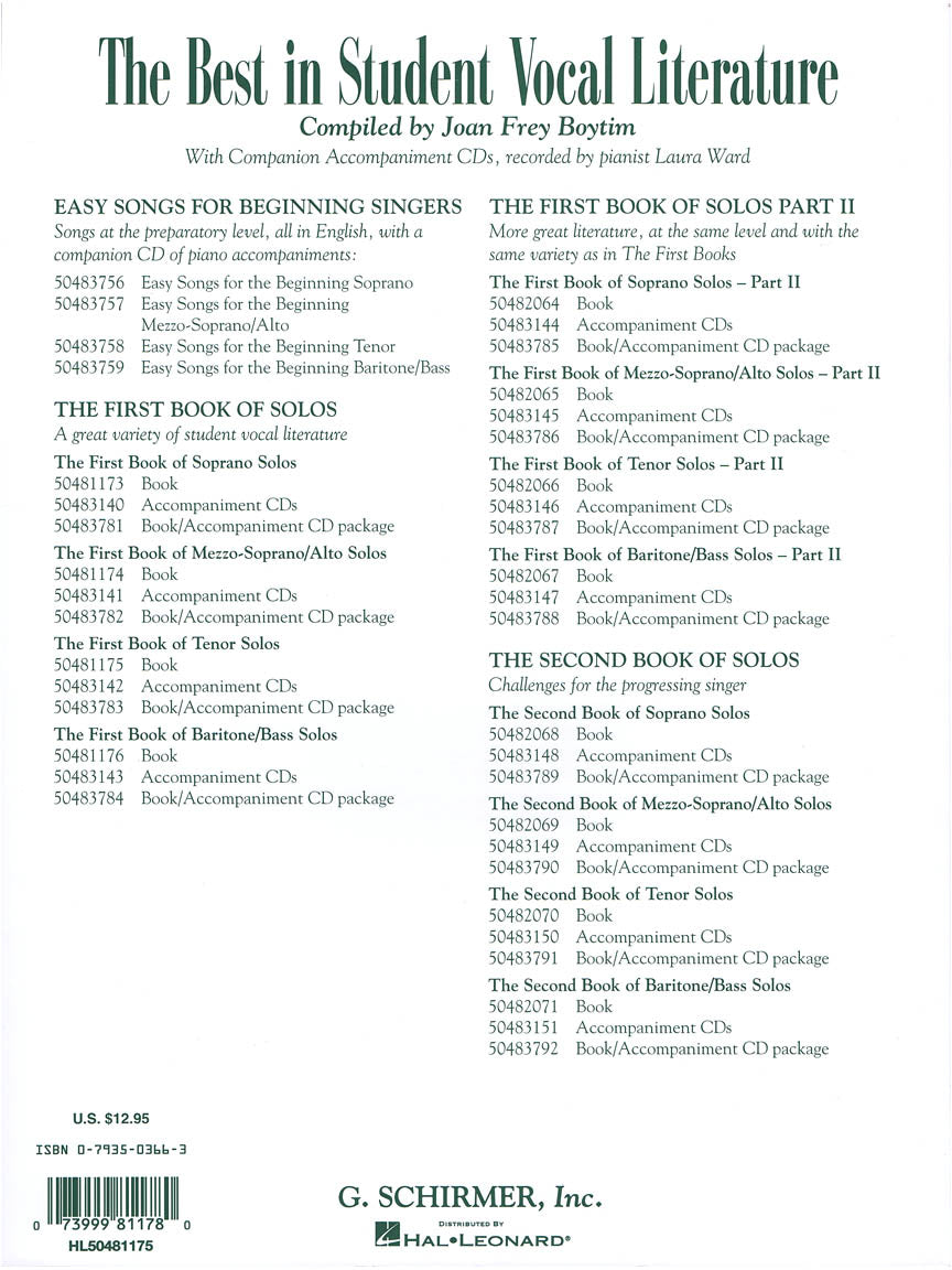 First Book of Tenor Solos HL