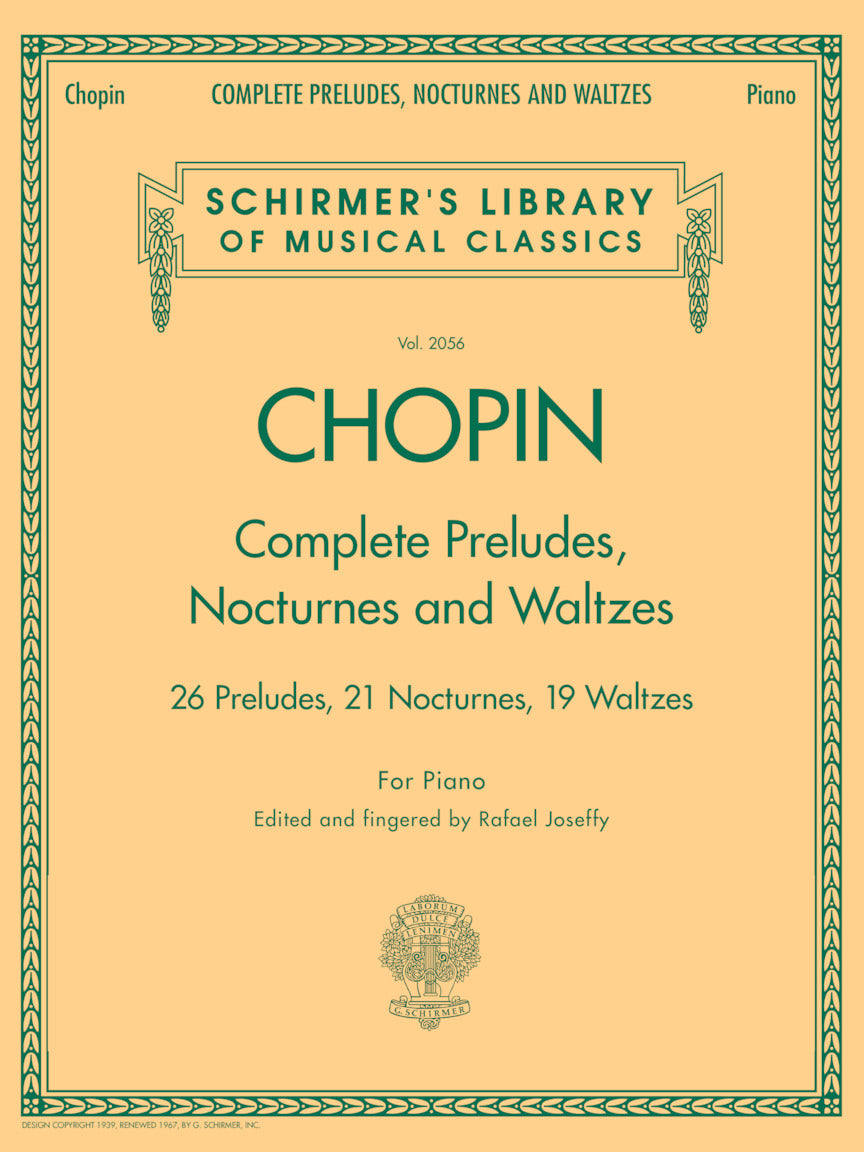 Chopin Preludes Nocturnes & Waltzes Pno
