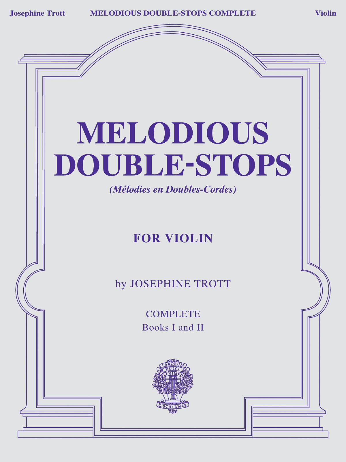 Trott Melodious Double-Stops Comp Vln G