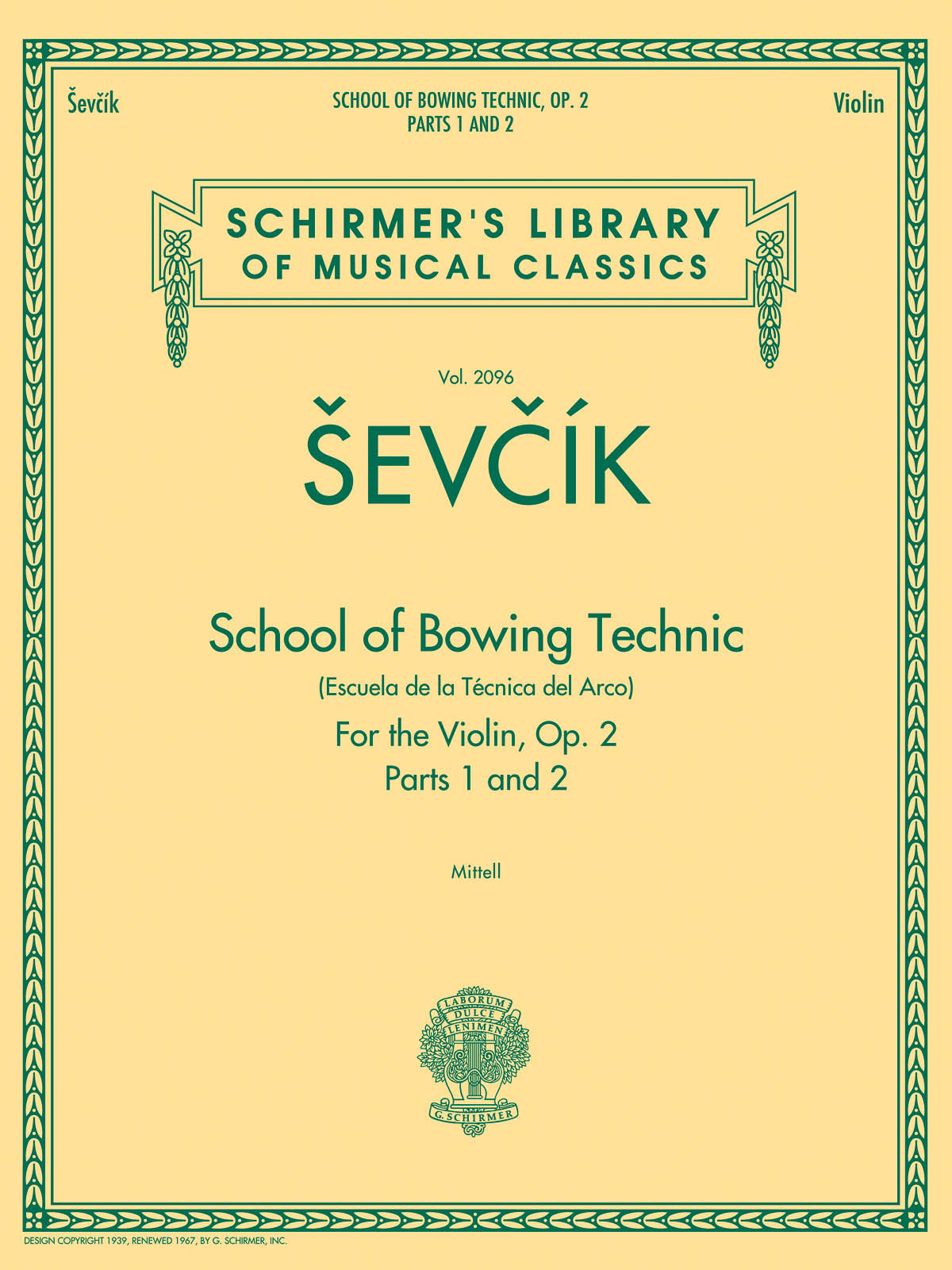 Sevcik Op2 Part 1+2 Bowing For Vln GS