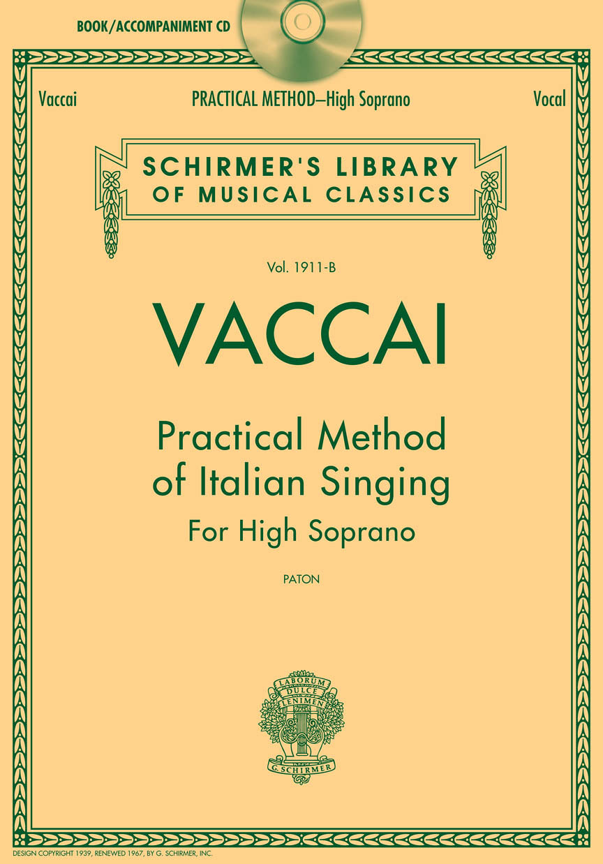 Vaccai Practical Method High Sop+CD GS