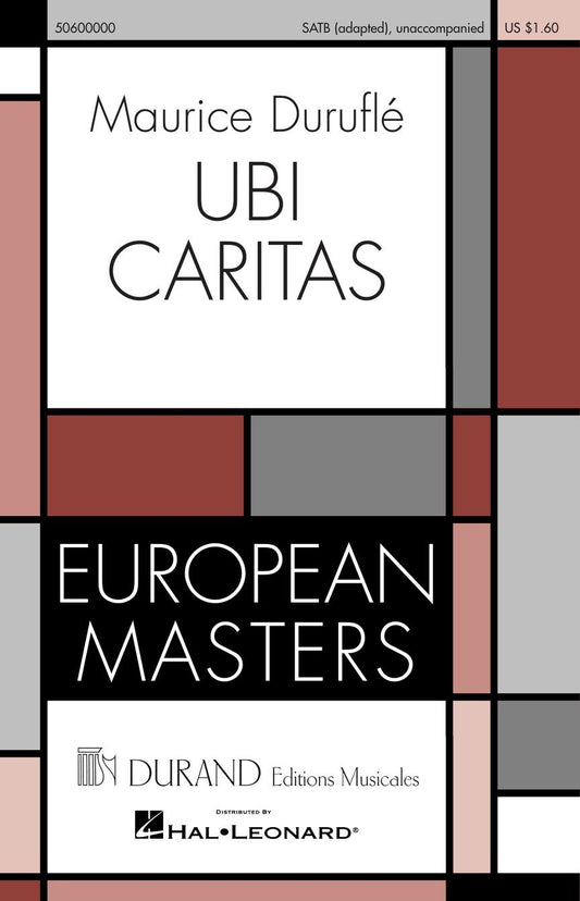 Durufle Ubi caritas European Masters Du