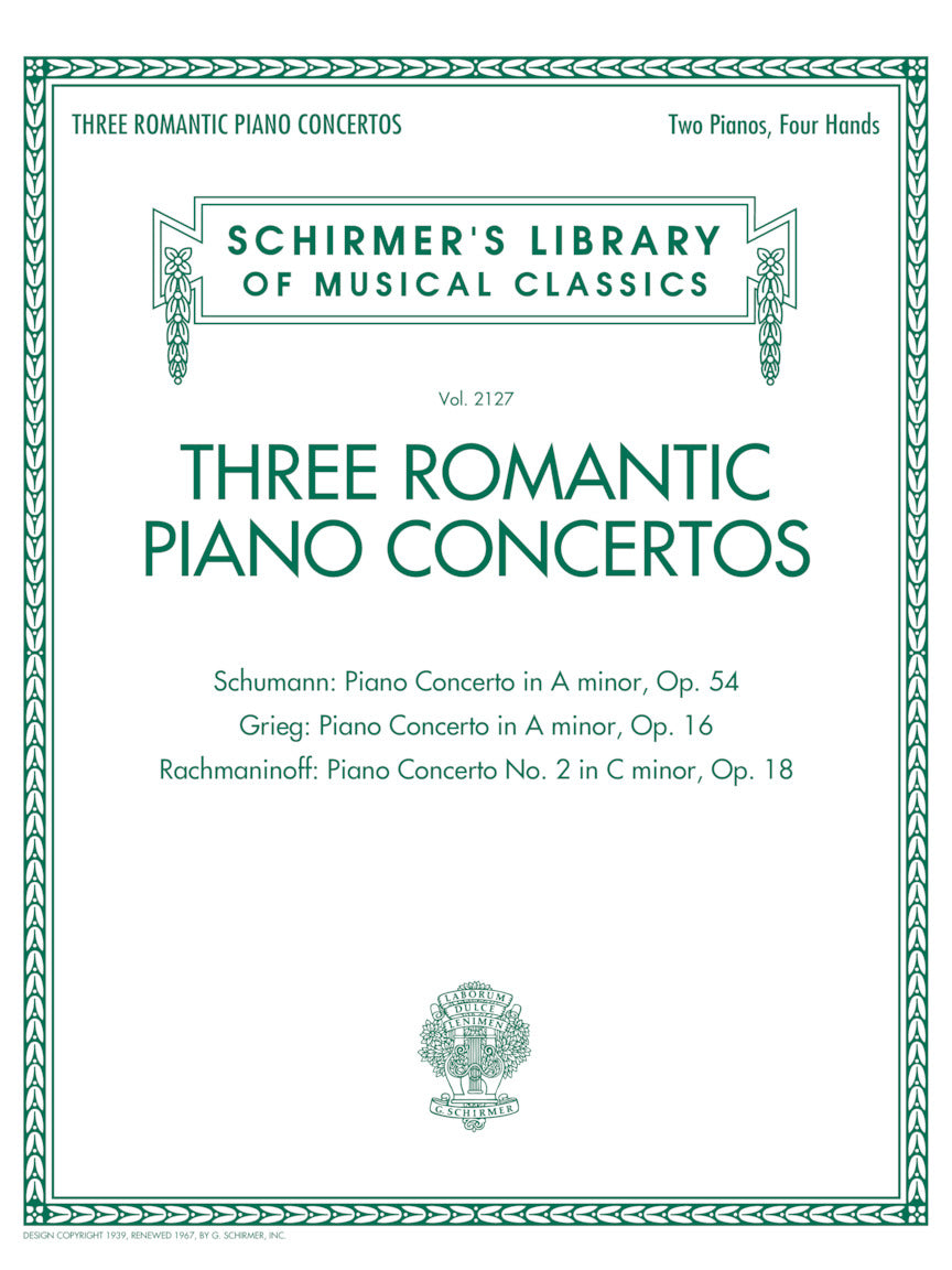 Three Romantic Pno Concertos 2 Pno GS S