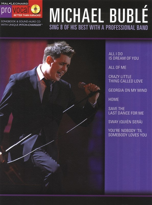 Buble Pro Vocal Bk/CD Voice HL