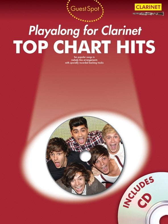Guest Spot Top Chart Hits Clarinet Bk/C