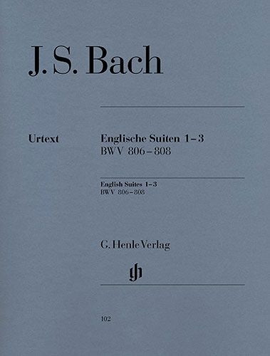 Bach English Suites 1-3 Pno HN