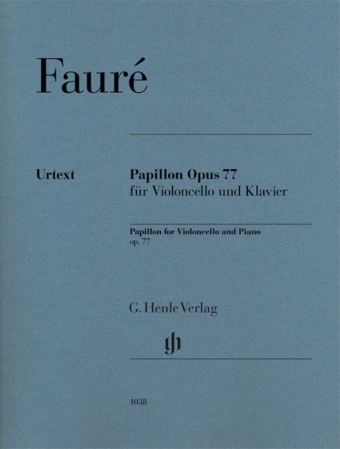 Faure Papillon Op.77 Vcl+Pno HN