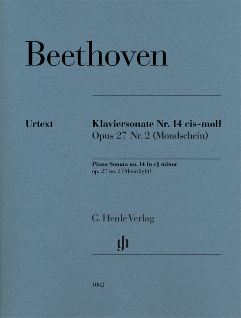 Beethoven Pno Sonata C,min No14 Op27 HN