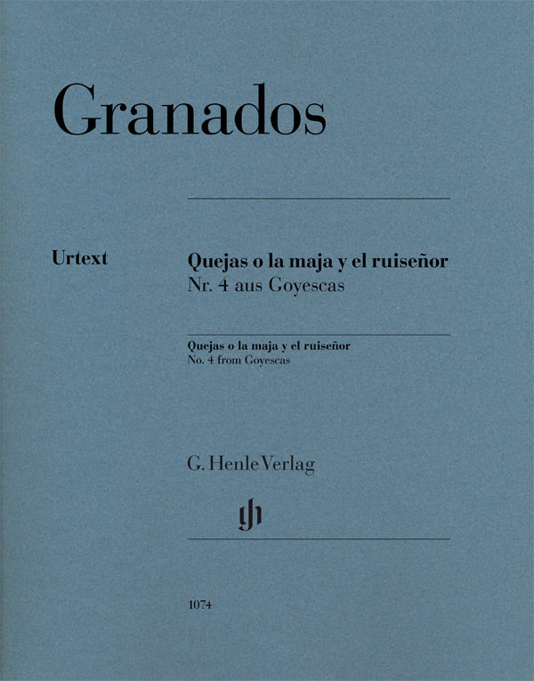 Granados Quejas o la maja y el ruisenor