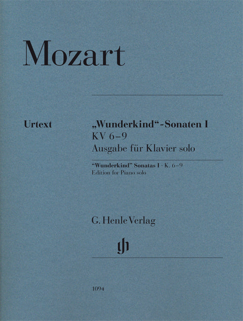 Mozart Wunderkind Sonatas Vol1 K6-9 Pno