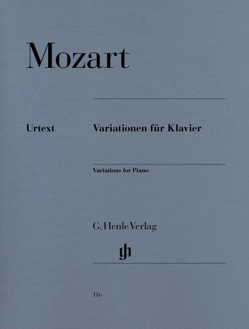 Mozart Variations Pno HN