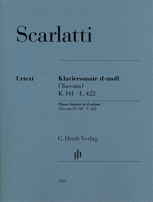 Scarlatti Pno Sonata d min K141 L422 HN