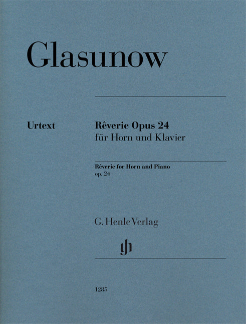 Glasunov Reverie Op24 Horn&Pno HN