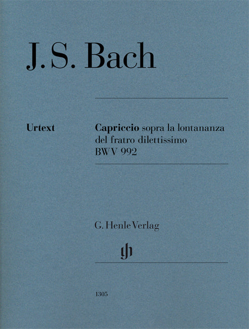 Bach Cappriccio Sopra Lontananza Pno BW