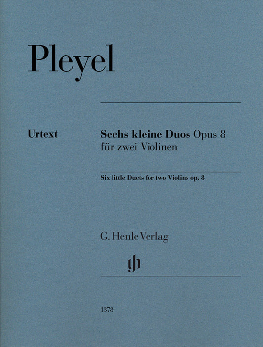 Pleyel Six Little Duets Vln Op8 HN