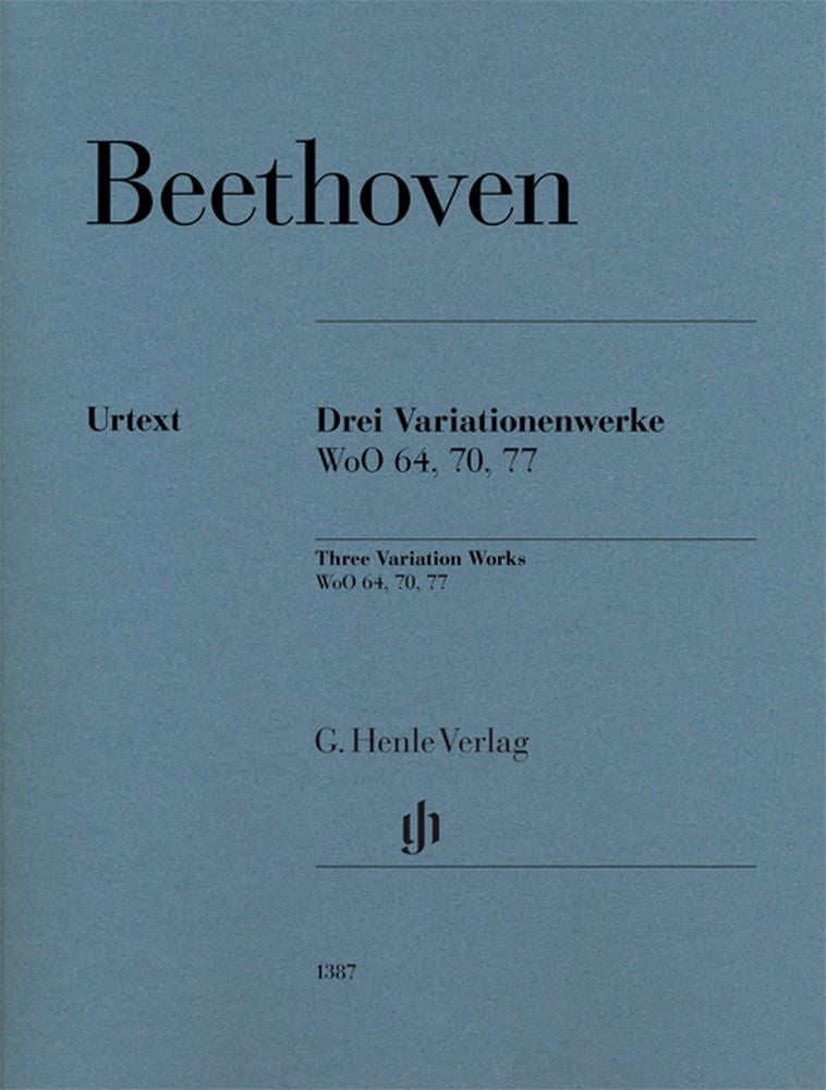 Beethoven 3 Variation Works Pno WoO 64,