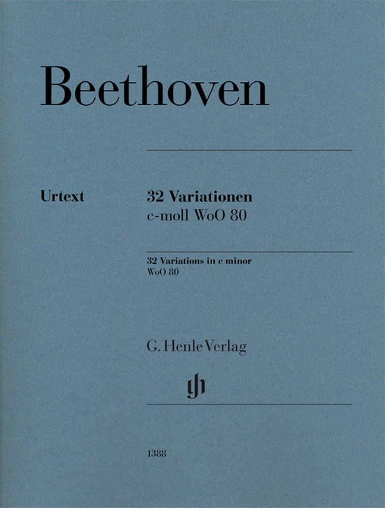 Beethoven 32 Variations in Cmin Pno HN