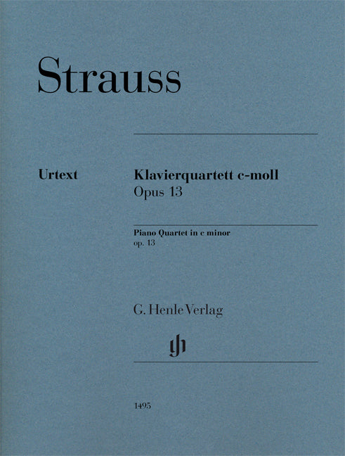 Strauss Pno Quartet C min op13 HN