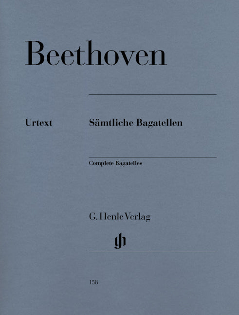 Beethoven Complete Bagatelles Piano Henle