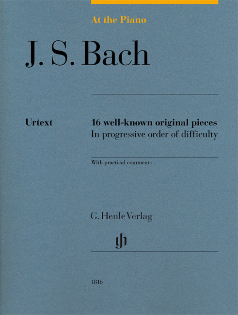 Bach 16 well knowns, prog difficulty