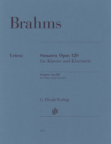 Brahms Clt Sonatas Op120/1&2 HN