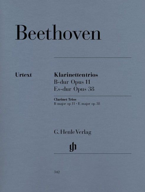 Beethoven Clarinet Trios Op11& 38 Sc&Pt