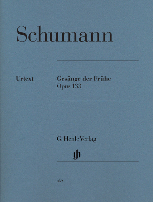 Schumann Gesanger der Fruhe Op133 Pno H