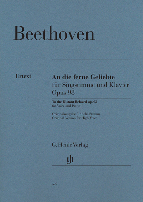 Beethoven An die Ferne Gel Voice&pno HN