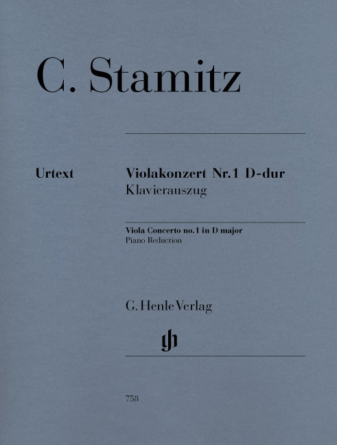Stamitz Vla Concerto No1 D HN