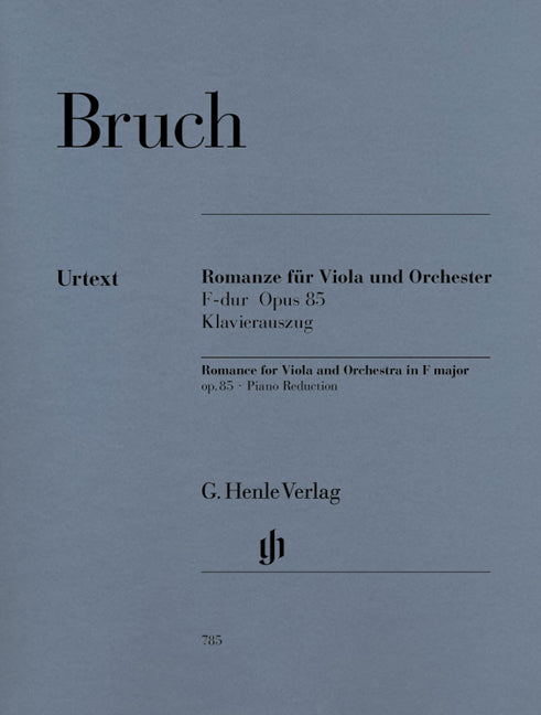 Bruch Romanze Fmaj Vla/Pno Op.85 HN785