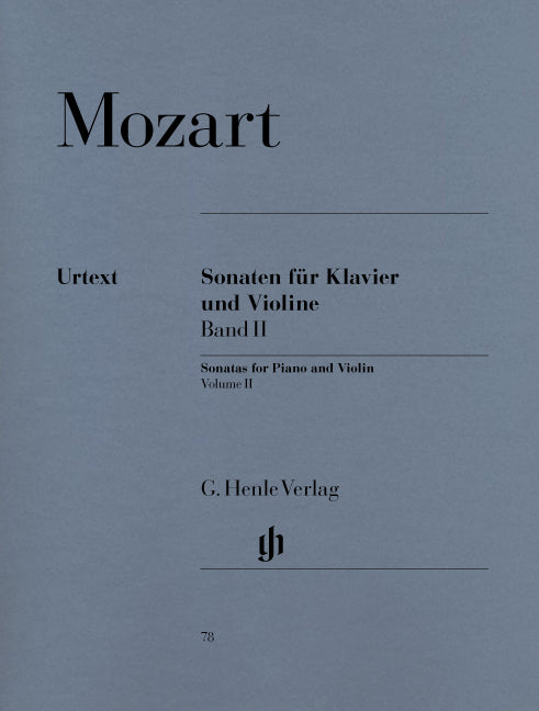 Mozart Vln Sonatas Vol2 Vln&Pno HN