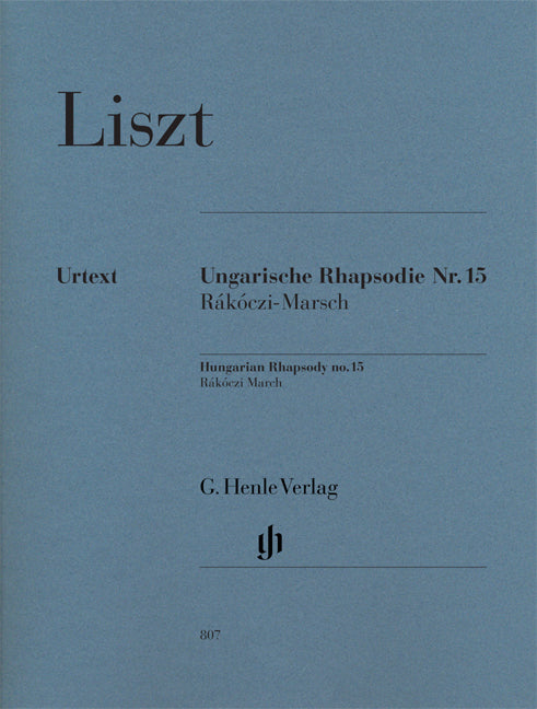 Listz Hungarian Rhapsody No15 Pno HN