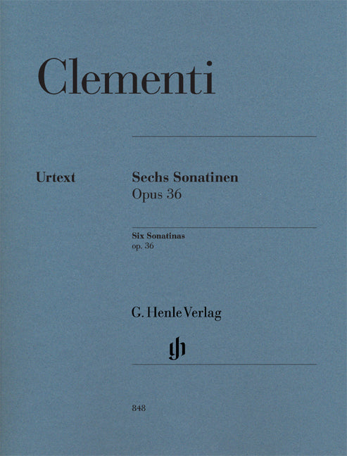 Clementi Six Sonatinas Op36 Pno HN