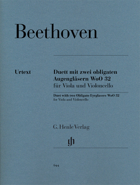 Beethoven Duet with Obligato Eyeglasses