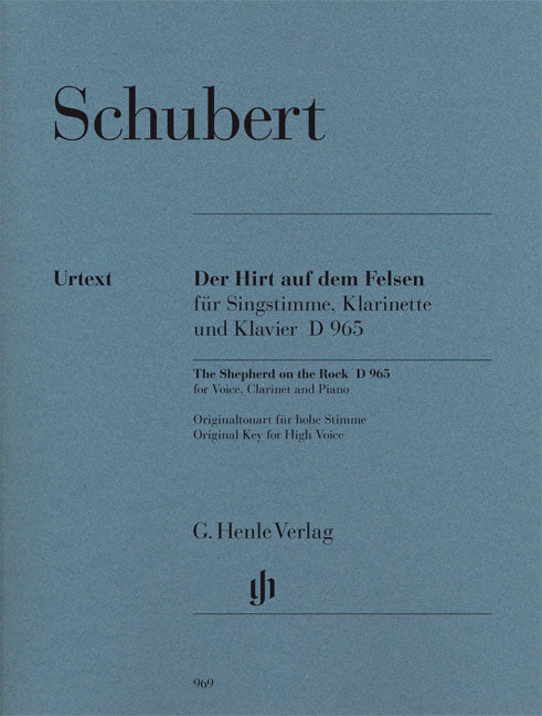 Schubert The Shepherd on the Rock Vcl/C