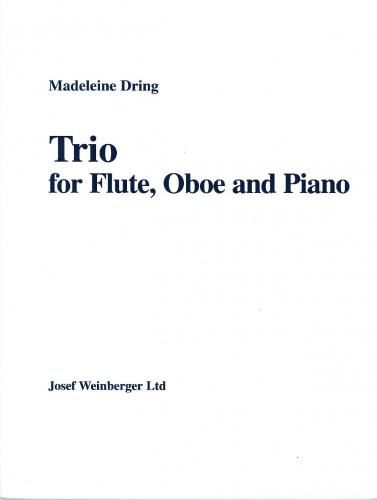 Dring Trio Flt, Ob & Pno Score+Pts JW