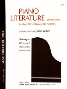 Piano Literature Volume 4 Bastien GP57