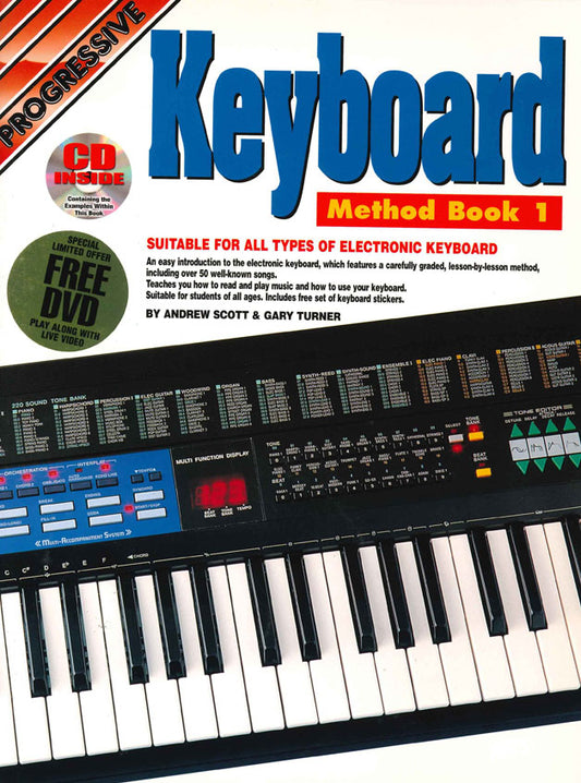 PROG Keyboard Method Bk1+CD+DVD Scott&T
