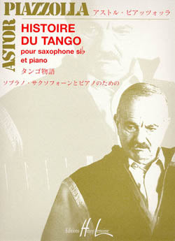 Piazzolla Histoire du Tango Bb Sax LEM