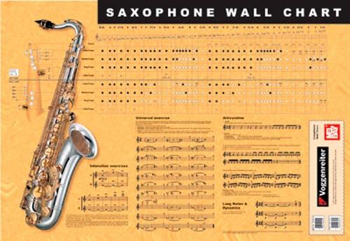 Saxophone Wall Chart MB