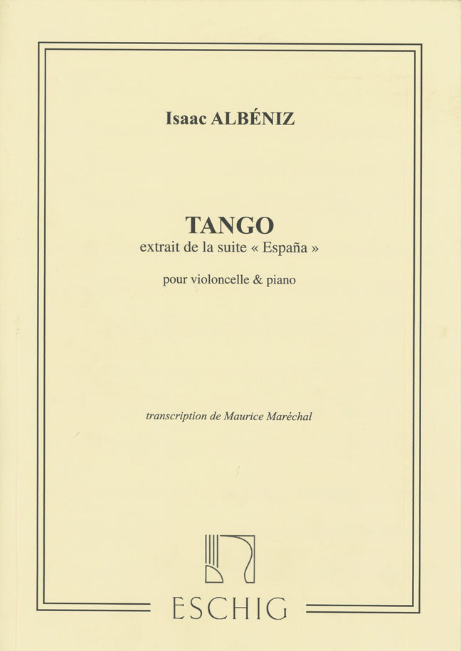 Albeniz Tango Extrait De La Suit Espana