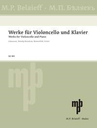 Works for Cello + Pno Belle Epoque Russ