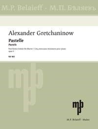 Gretchaninoff Pastelle Op3 Pno Bel802