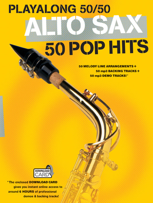 Playalong 50/50 Alto Sax Bk+Download Ca
