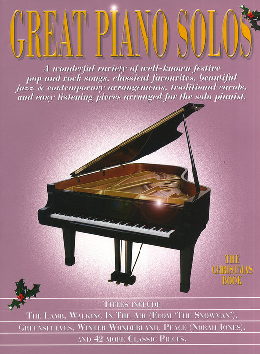 Great Piano Solos Christmas Bk AM