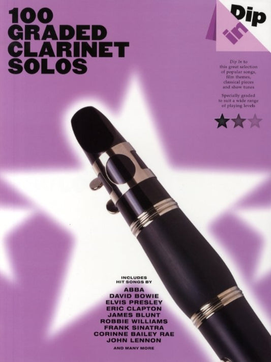 100 Graded Clarinet Solos Dip In AM