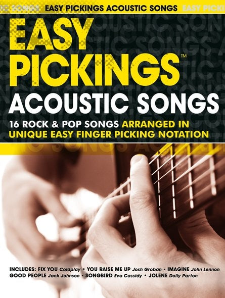 Easy Pickings Acoustic Songs Gtr TAB Bk