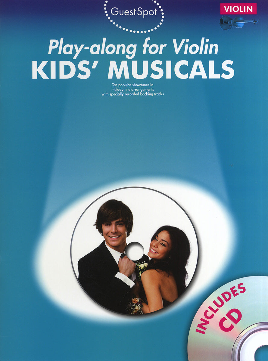 Guest Spot Kids Musicals Vln Bk+CD