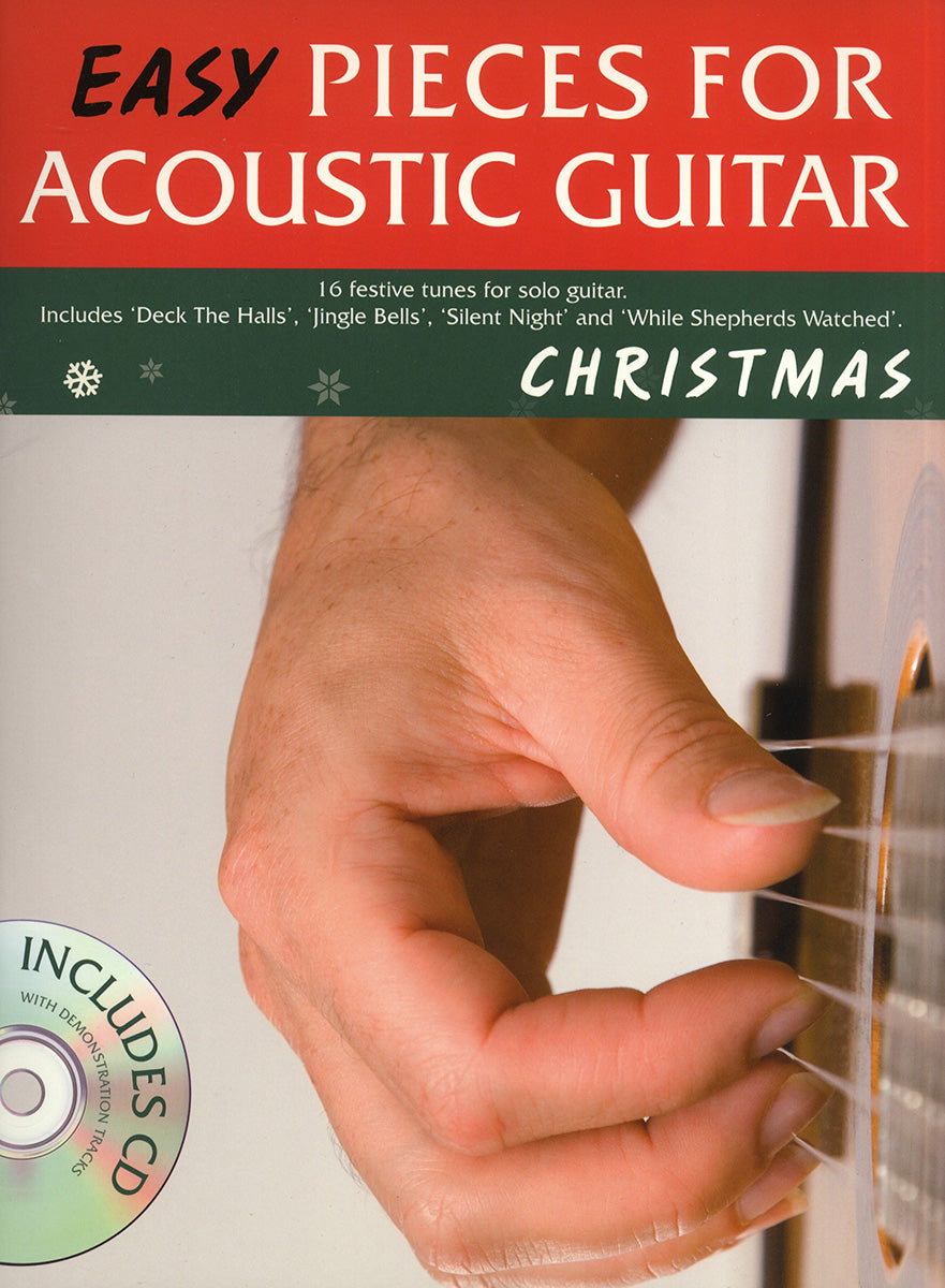 Easy Pieces Acoustic Gtr Xmas Bk+CD AM